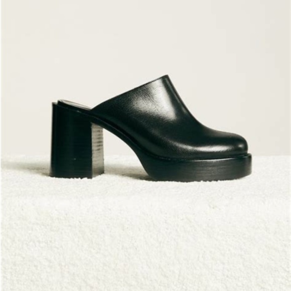 Simon Miller Shoes - Simon Miller {38} Shoes Platform Mule Low Raid Clog Black